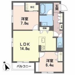 コンブリオ　サープラス　西条の物件間取画像